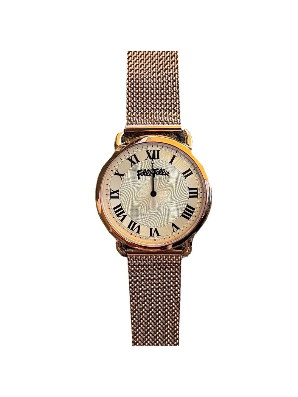 folli follie watch Oversized Face NEW rose Gold Classic Old Money NWOT